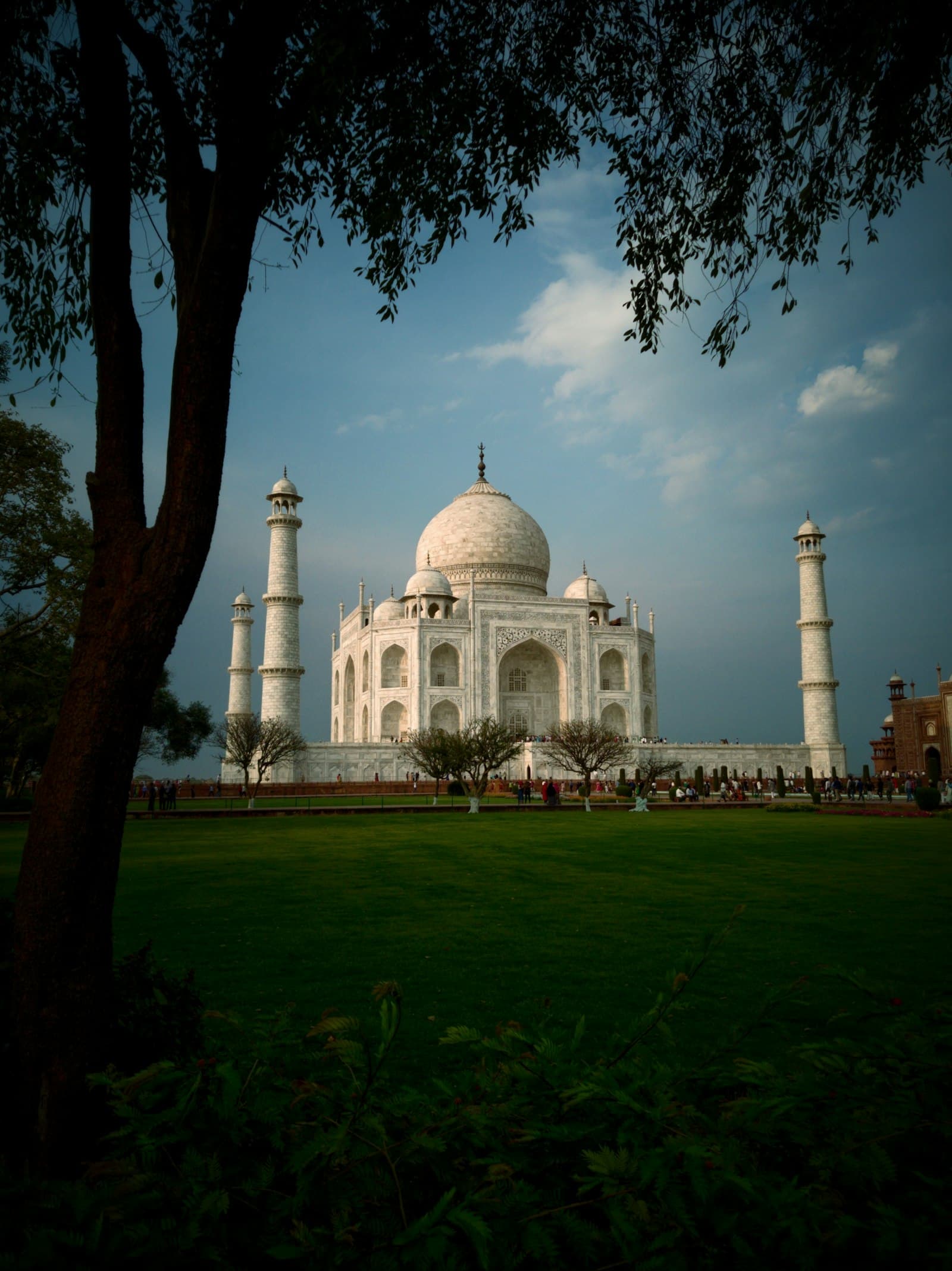 Taj Mahal from the gardens