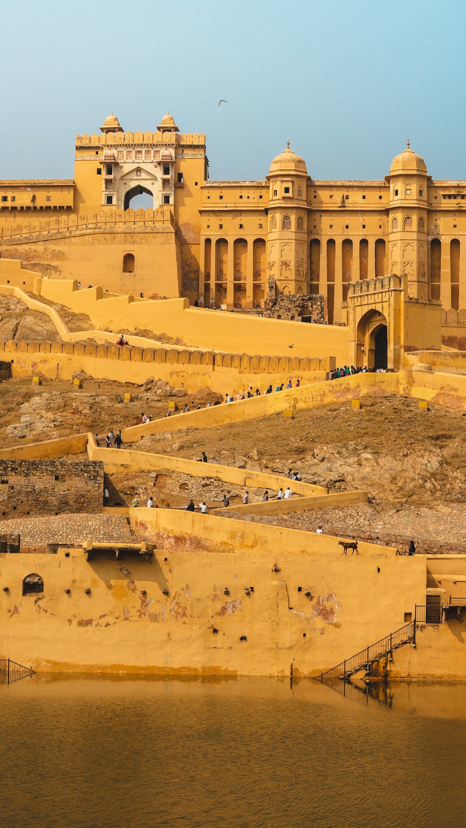 Amer Fort ramparts, Jaipur
