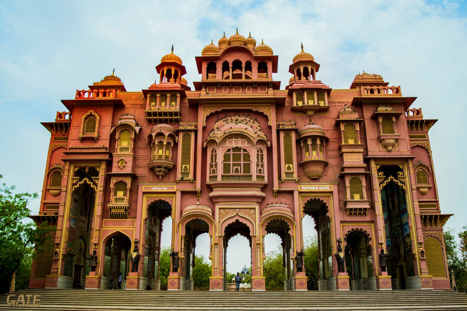 Painted arches of Patrika Gate