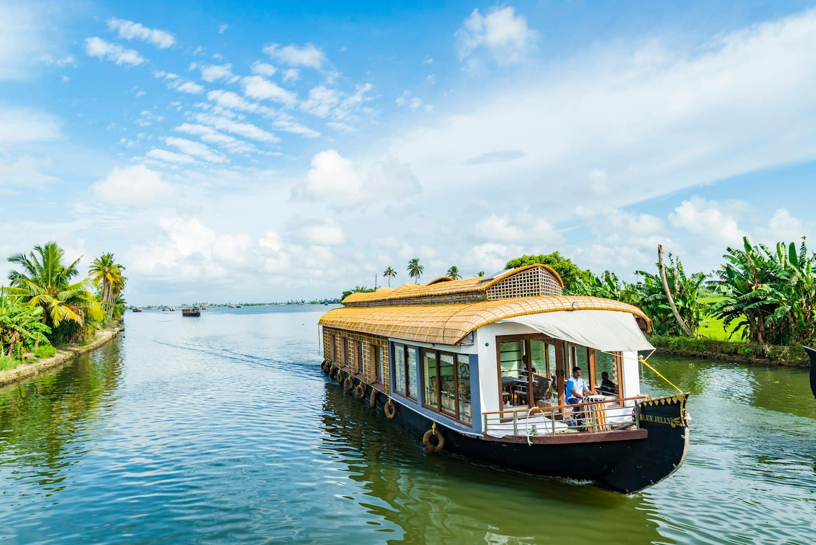 Houseboat on the Kerala backwaters
